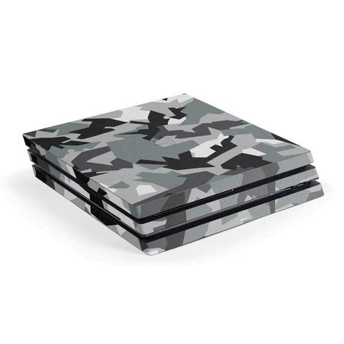 Urban Camouflage Black PS4 Pro Console Skin