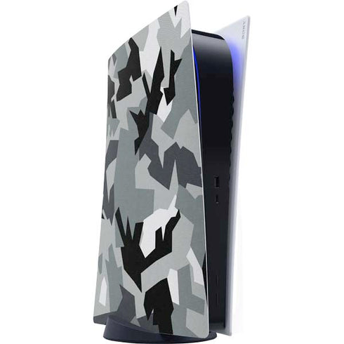 Urban Camouflage Black PS5 Digital Edition Console Skin