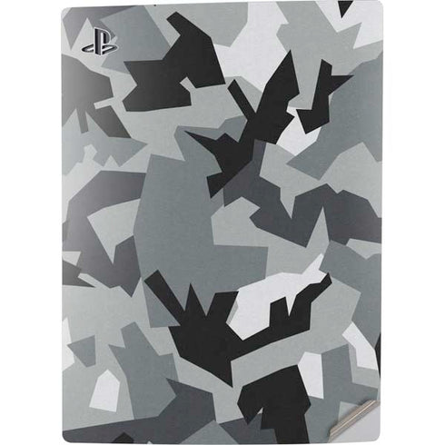 Urban Camouflage Black PS5 Digital Edition Console Skin