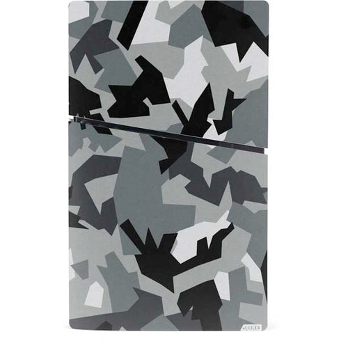 Urban Camouflage Black PS5 Slim Digital Edition Bundle Skin