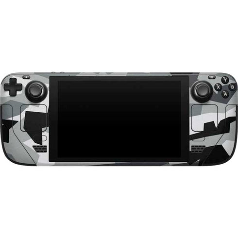 Urban Camouflage Black Steam Deck Handheld Gaming Computer Skin