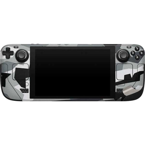 Urban Camouflage Black Steam Deck Handheld Gaming Computer Skin