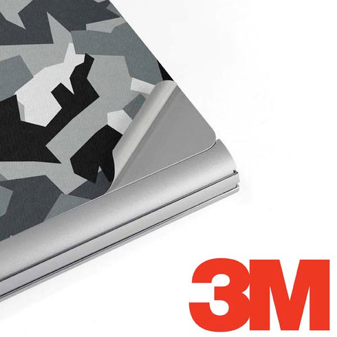 Urban Camouflage Black Surface Book 2 13.5in Skin