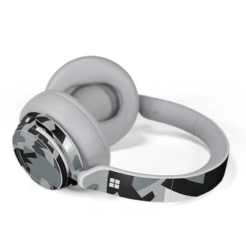 Urban Camouflage Black Surface Headphones Skin