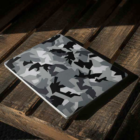 Urban Camouflage Black Surface Laptop 2 Skin