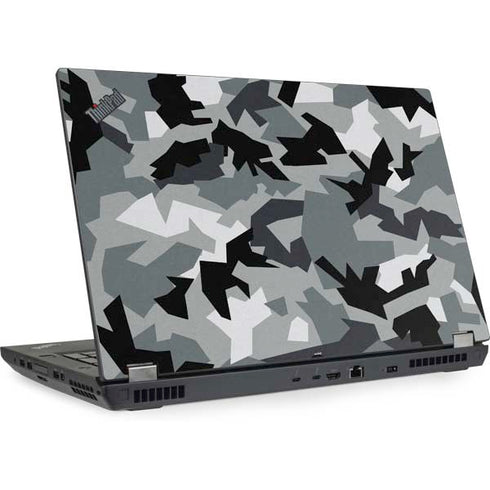Urban Camouflage Black Lenovo ThinkPad Skin
