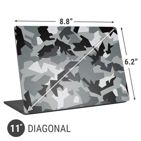 Urban Camouflage Black Universal Laptop 11in (8.8 x 6.2in) Skin
