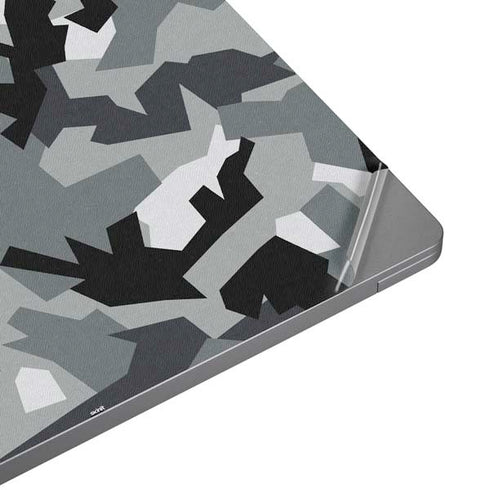 Urban Camouflage Black Universal Laptop 12in (9.8 x 6.8in) Skin