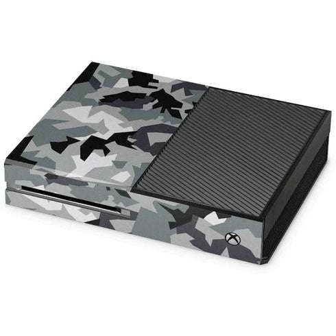 Urban Camouflage Black Xbox One Console Skin