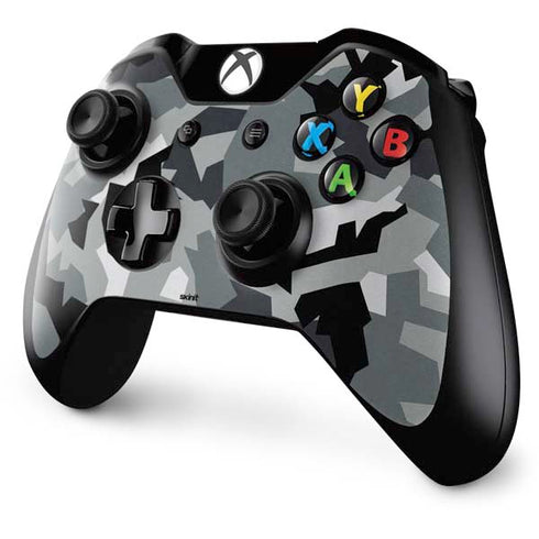 Urban Camouflage Black Xbox One Controller Skin