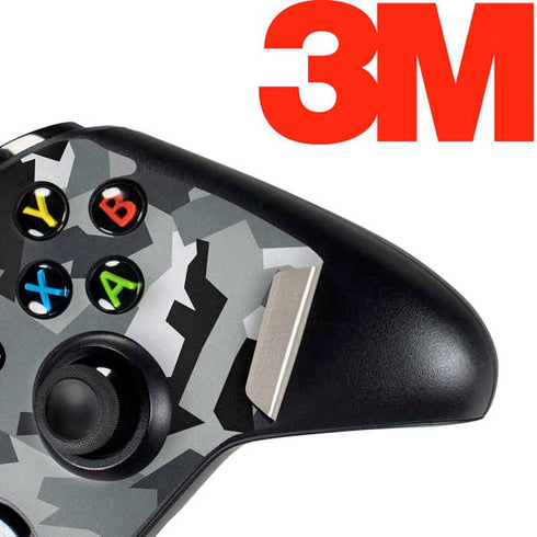 Urban Camouflage Black Xbox One Controller Skin