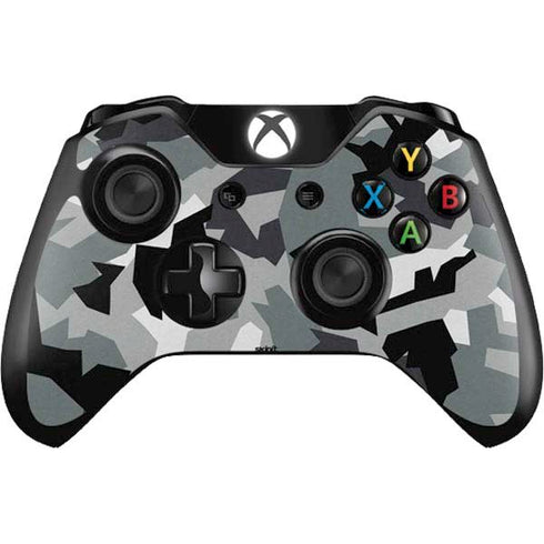 Urban Camouflage Black Xbox One Controller Skin