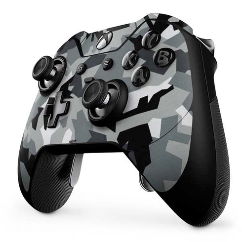 Urban Camouflage Black Xbox One Elite Controller Skin