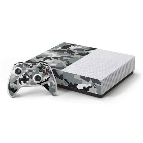 Urban Camouflage Black Xbox One S All-Digital Edition Bundle Skin