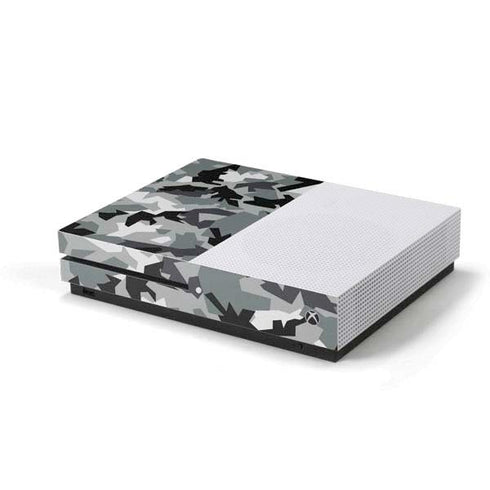 Urban Camouflage Black Xbox One S Console Skin