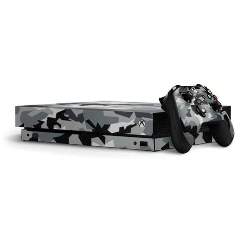 Urban Camouflage Black Xbox One X Bundle Skin
