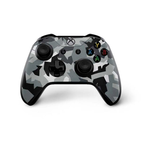 Urban Camouflage Black Xbox One X Controller Skin