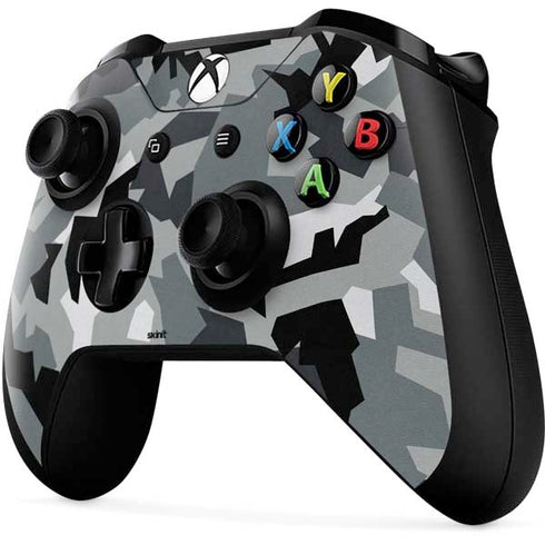 Urban Camouflage Black Xbox One X Controller Skin