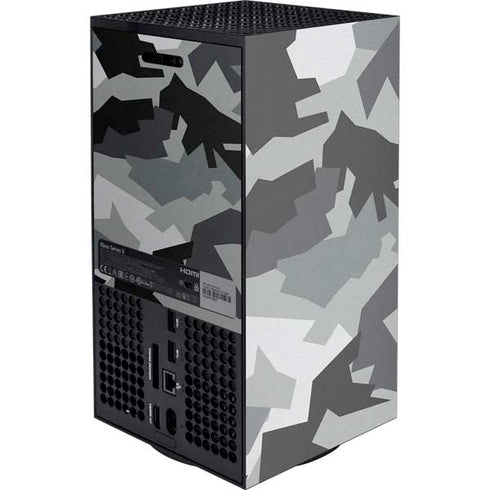Urban Camouflage Black Xbox Series X Console Skin