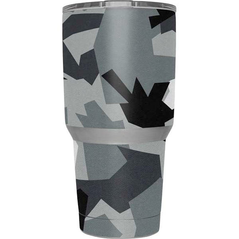Urban Camouflage Black Yeti 30oz Rambler Tumbler Skin