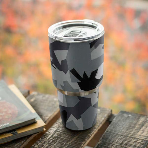 Urban Camouflage Black Yeti 30oz Rambler Tumbler Skin