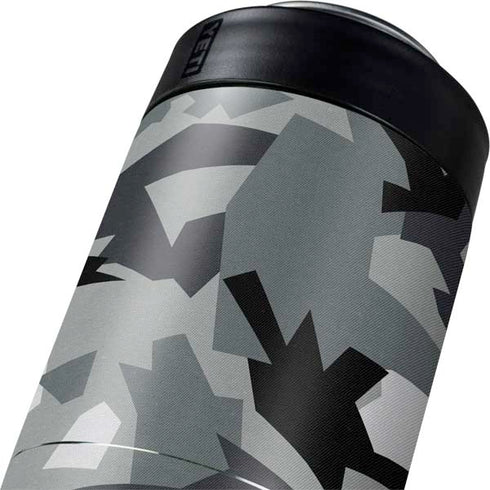 Urban Camouflage Black Yeti Colster Can Insulator Skin