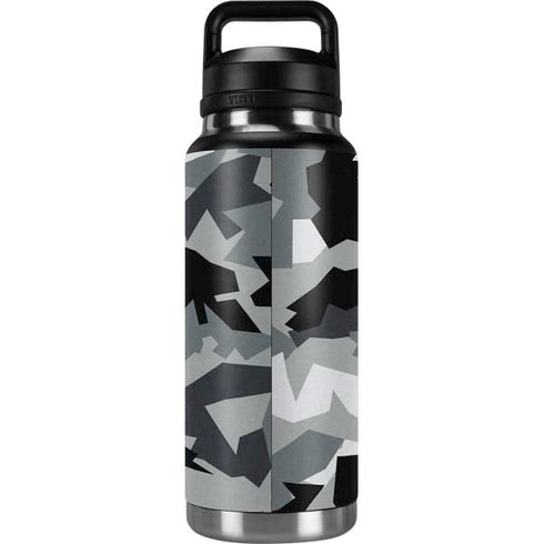 Urban Camouflage Black YETI Rambler 36oz Bottle Skin