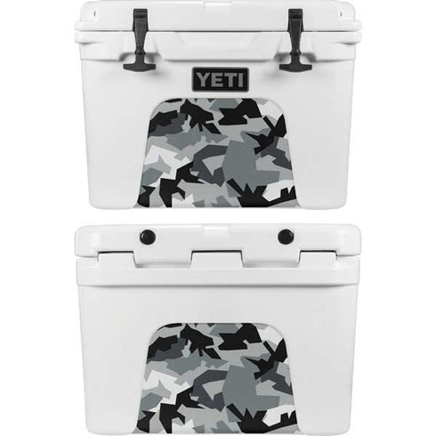 Urban Camouflage Black YETI Tundra 35 Hard Cooler Skin