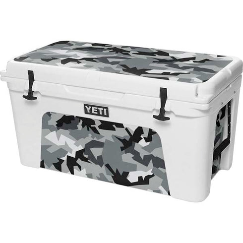 Urban Camouflage Black YETI Tundra 75 Hard Cooler Skin