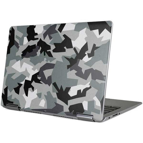 Urban Camouflage Black Yoga 710 14in Skin
