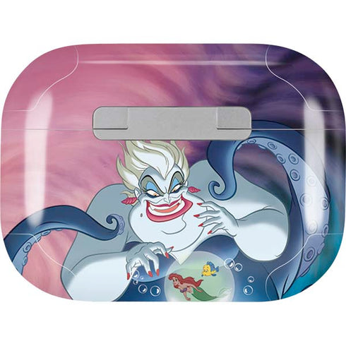 Disney Villains Ursula Ariel and Flounder Apple AirPods Pro Skin