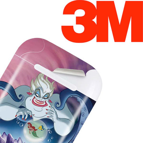 Disney Villains Ursula Ariel and Flounder Apple AirPods Skin