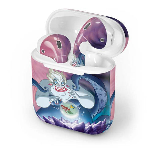 Disney Villains Ursula Ariel and Flounder Apple AirPods Skin