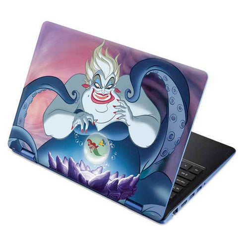 Disney Villains Ursula Ariel and Flounder Aspire R11 11.6in Skin