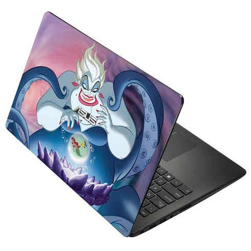 Disney Villains Ursula Ariel and Flounder Asus X502CA 15.6 Skin