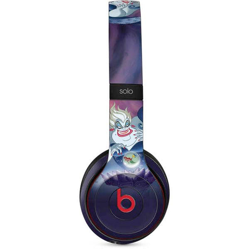 Disney Villains Ursula Ariel and Flounder Beats Solo 2 Wireless Skin