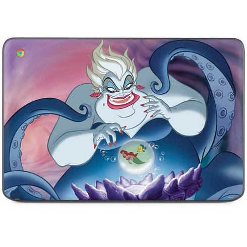 Disney Villains Ursula Ariel and Flounder HP Chromebook Skin