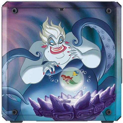 Disney Villains Ursula Ariel and Flounder Cooler Master MasterBox Q300L Mini Tower Skin