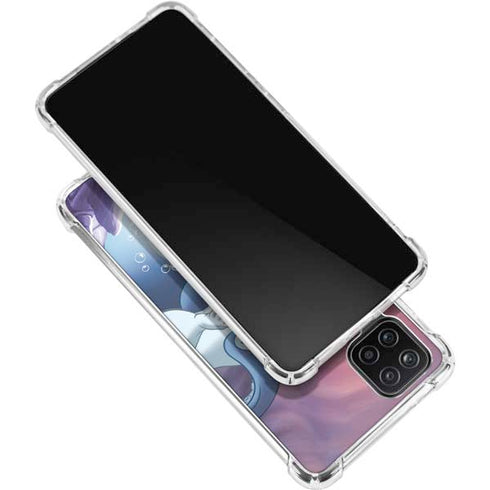 Disney Villains Ursula Ariel and Flounder Galaxy A12 Clear Case