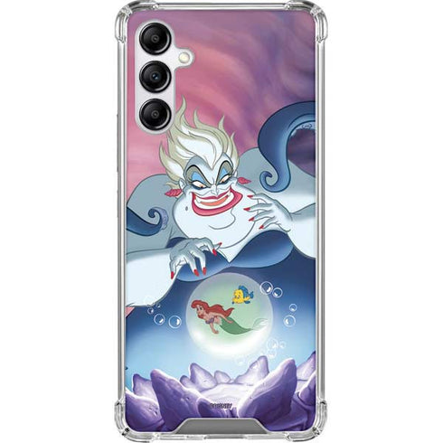 Disney Villains Ursula Ariel and Flounder Galaxy A14 5G Clear Case
