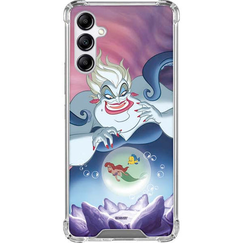Disney Villains Ursula Ariel and Flounder Galaxy A15 5G Clear Case