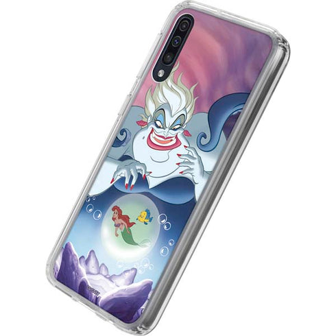 Disney Villains Ursula Ariel and Flounder Galaxy A50 Clear Case