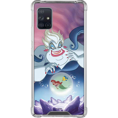 Disney Villains Ursula Ariel and Flounder Galaxy A51 5G Clear Case