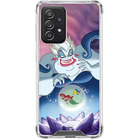 Disney Villains Ursula Ariel and Flounder Galaxy A52 5G Clear Case