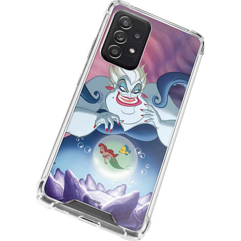 Disney Villains Ursula Ariel and Flounder Galaxy A52 5G Clear Case