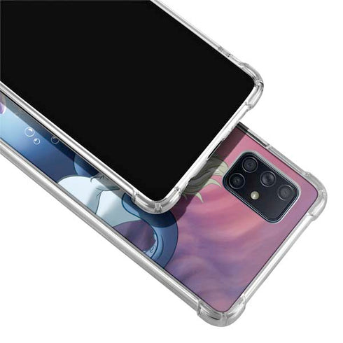 Disney Villains Ursula Ariel and Flounder Galaxy A71 5G Clear Case