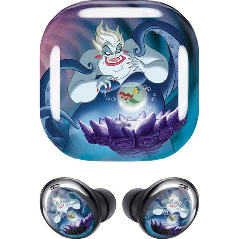 Disney Villains Ursula Ariel and Flounder Galaxy Buds Pro Skin