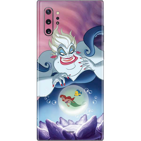 Disney Villains Ursula Ariel and Flounder Galaxy Note 10 Plus Skin