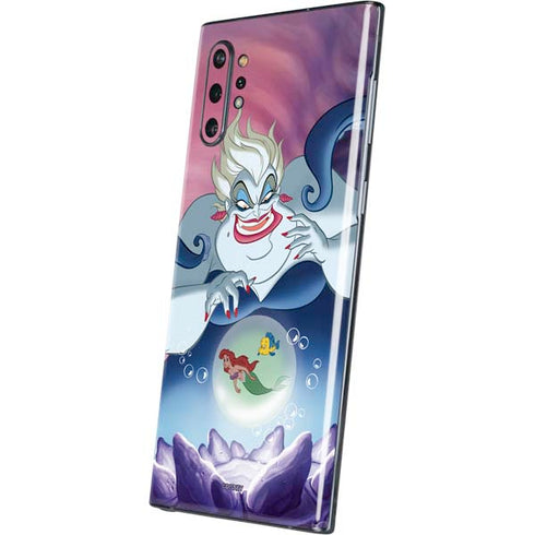 Disney Villains Ursula Ariel and Flounder Galaxy Note 10 Plus Skin