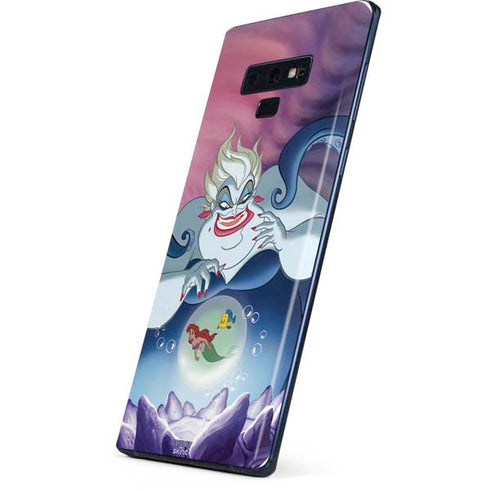 Disney Villains Ursula Ariel and Flounder Galaxy Note 9 Skin